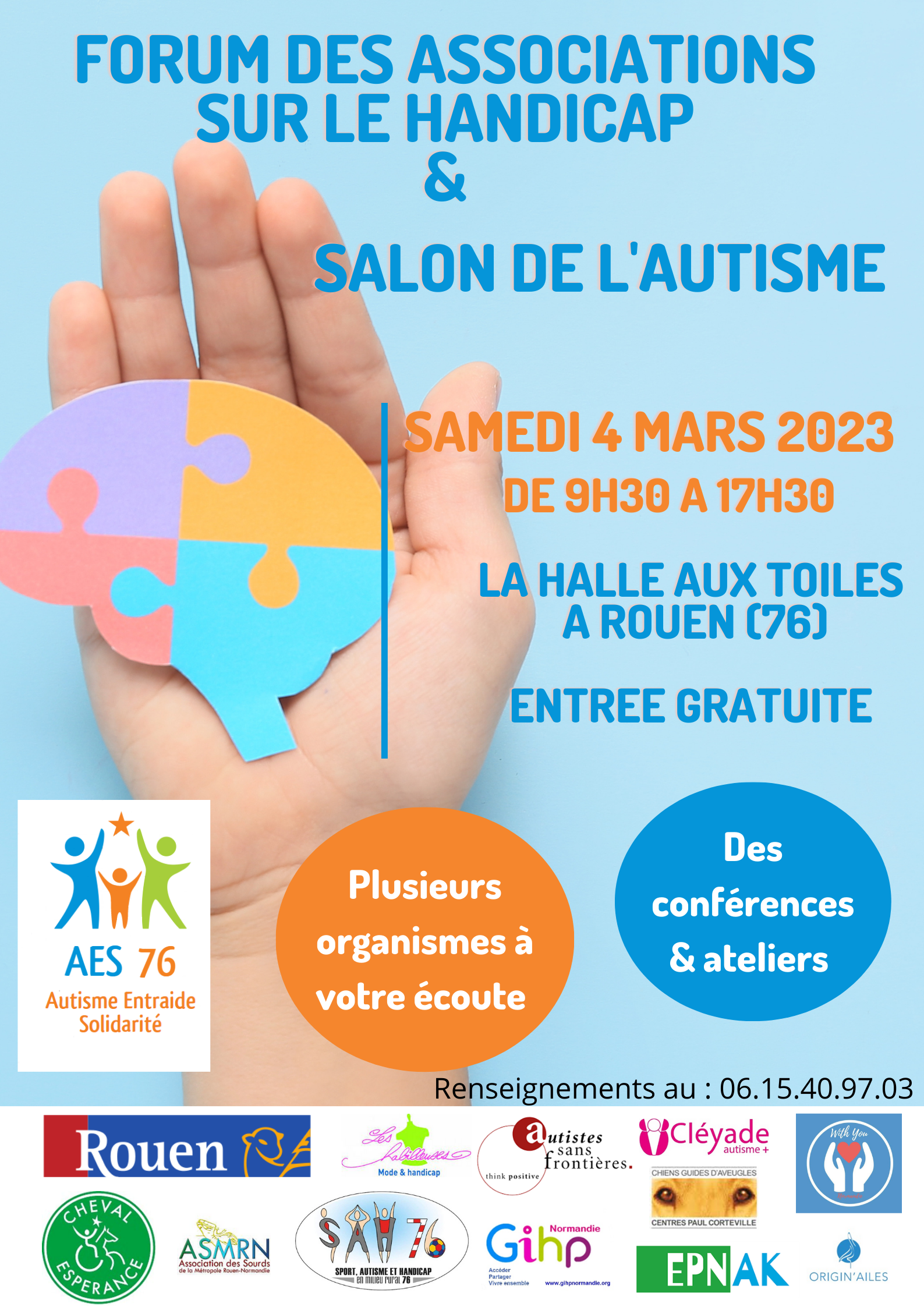 Affiche forum des Associations et du handicap