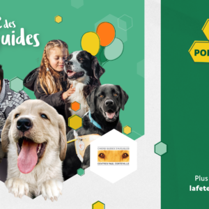 Affiche Portes Ouvertes des Chiens Guides 2023