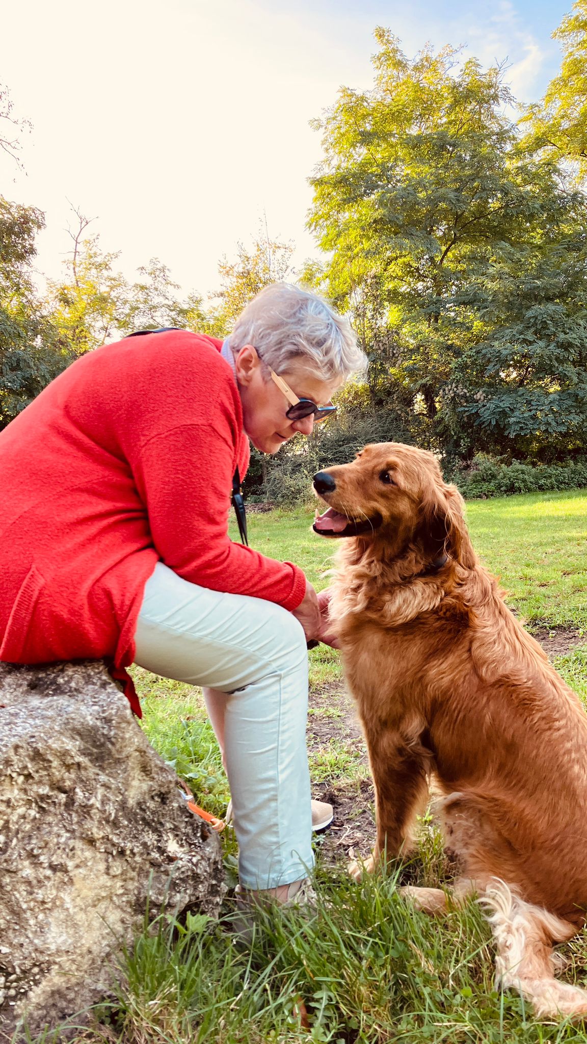 Remise de Slan, golden retriever à Muriel