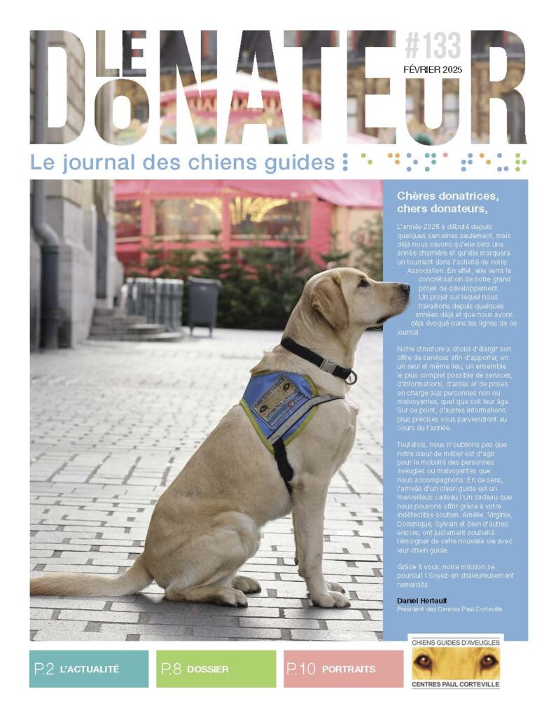 CHIENS GUIDE AVEUGLES MAG 133