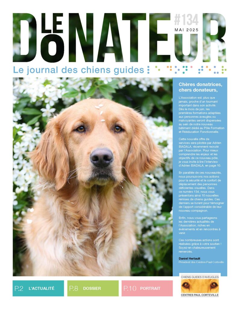CHIENS GUIDE AVEUGLES MAG 134